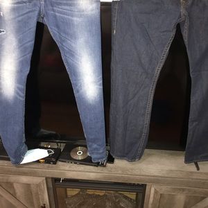 5 pair of authentic light used true religion jean